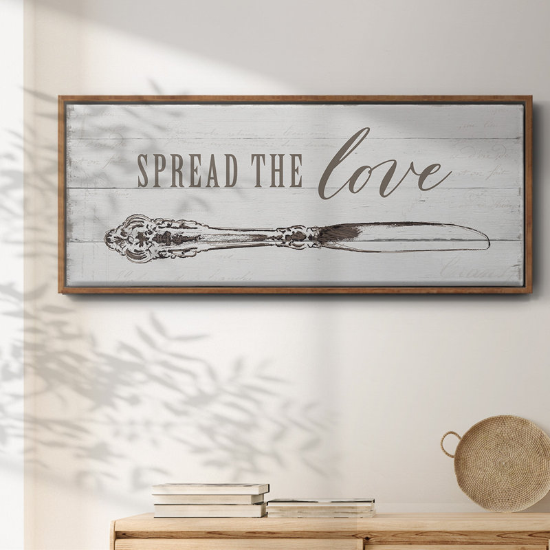 Spread the Love- Framed Canvas