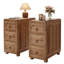 Ensemble de 2 tables de bout en bois massif