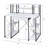 All Purpose White Finish Writing Desk-80069055