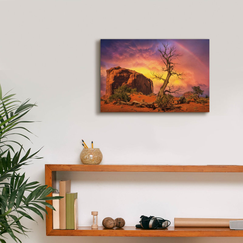 «Monument Valley Dreams» par Martin Podt, art mural sur toile, 18 po x 12 po, H 12 po x l 18 po