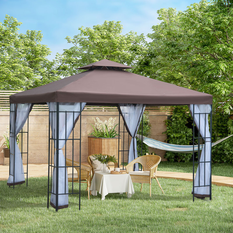 3m x 3m Metal Patio Gazebo