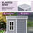 5 ft. W x 4 ft. D Resin Lean-to Storage Shed-96096657