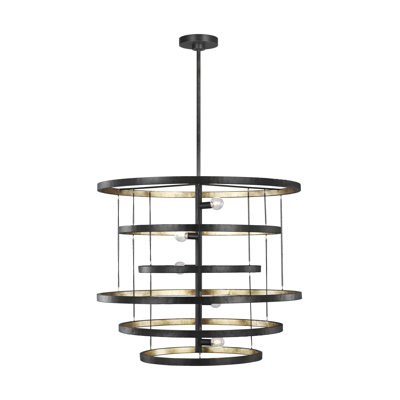 Celeste Medium Chandelier from Generation Lighting 