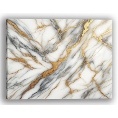 " Golden Lightning Marble Swirl "