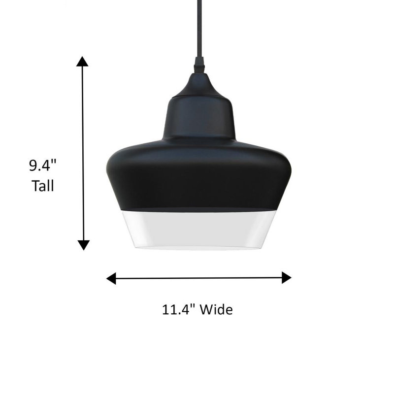 Luminaire suspendu à 1 lumière Devanna