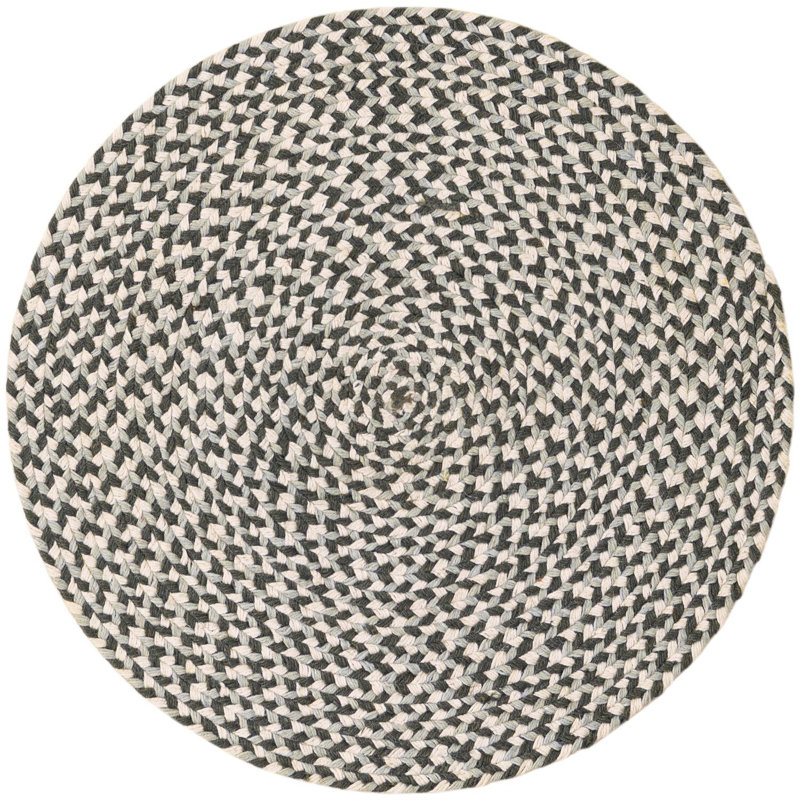 Contemporary Aideen Area Rug Grey, Round 2'