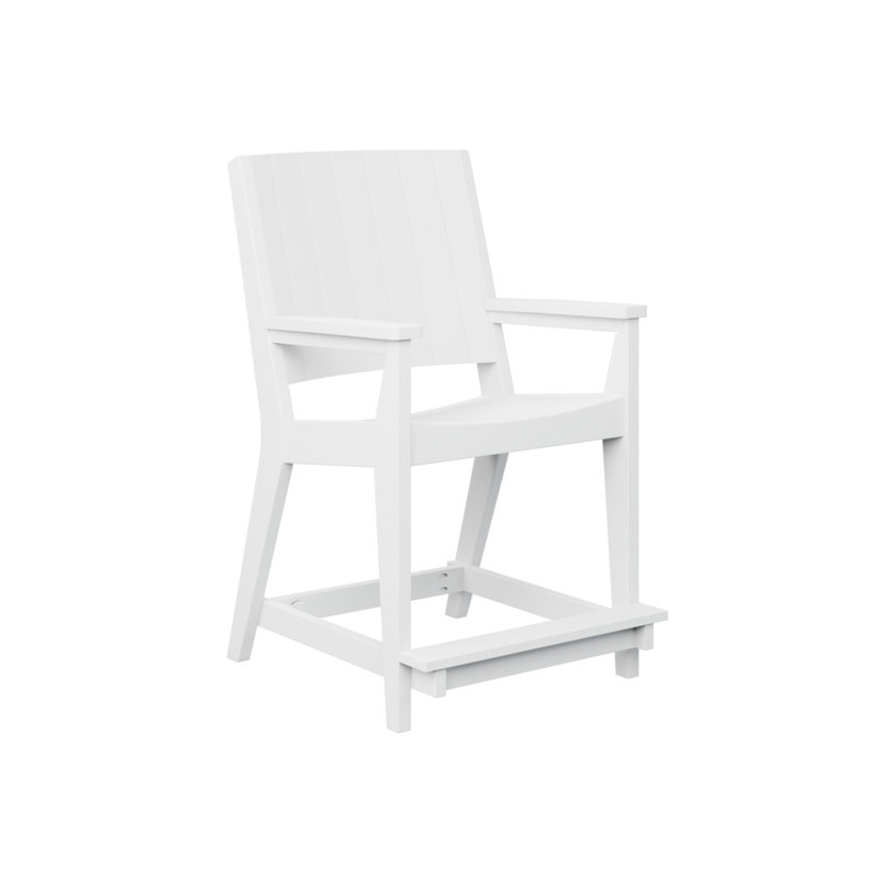 Chaise d'extérieur Mayhew, Blanc, 21.5"