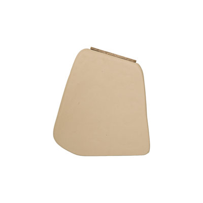 Fable Large Boxy Ecomix Table Vase with Wooden Frame Detail and Matte Finish