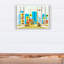 Art sur toile, "Fontanez City Construction Window"-688925709