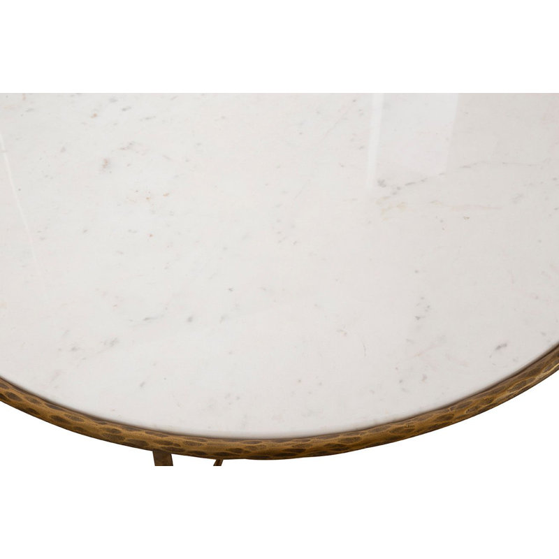 Table basse en fer Onier, or