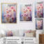«Yodani Purple Coral Herbs Romantic Impression II», reproduction d'art sur toile-717747613-717747612