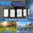 LED Solar Power Dusk to Dawn Flood Light with Motion Sensor