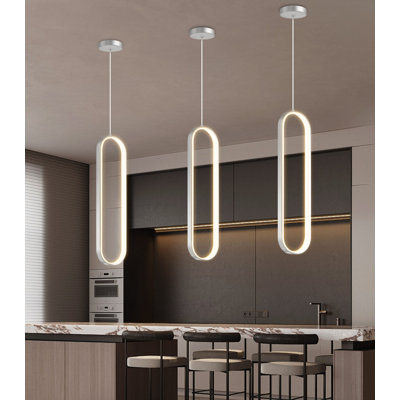Lustre moderne moderne à DEL