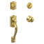 Schlage Camelot Handleset with Single Cylinder Deadbolt and Plymouth Door Knob and Rosette-1704995019-1704995657-1705026659