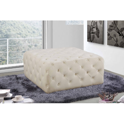 Crompton 83cm Wide Tufted Square Ottoman