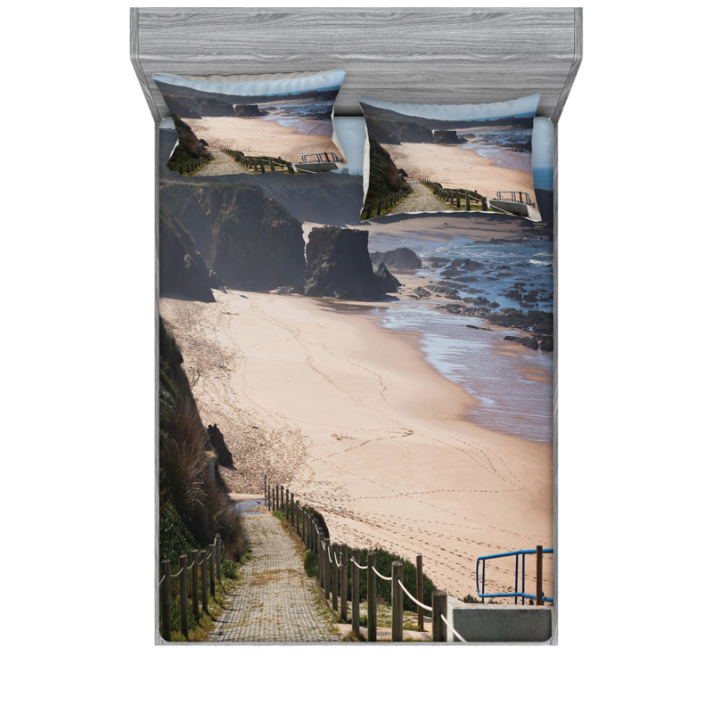 Microfiber Sheet Set, Full Sheet Set with Fitted Sheet