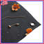 Tapisserie murale fleurs orange-105243398
