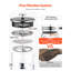 Cafetière à piston en verre borosilicaté 34 oz French Press-116582232