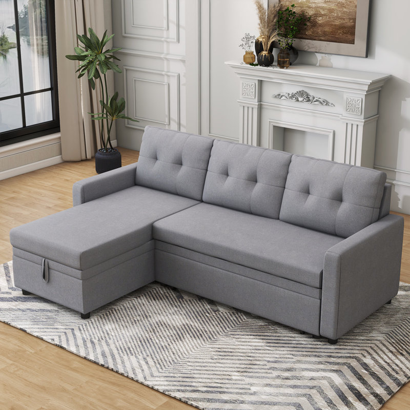 Ebern Designs 82.3'' Upholstered Sleeper Sofa & Reviews | Wayfair