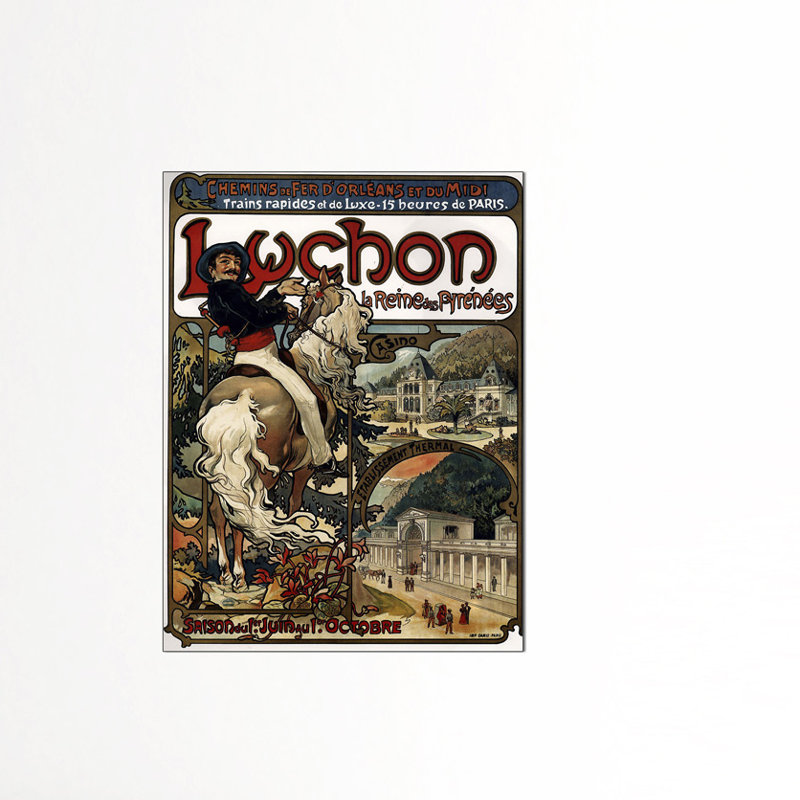 Mucha Alphonse - Wrapped Canvas Print, 80cm H x 60cm W x 1.8cm D