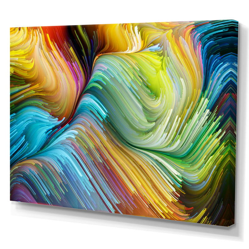 «Escape of Liquide Art II», reproduction d'art sur toile, H 8 po x l 12 po x P 1 po, Toile tendue