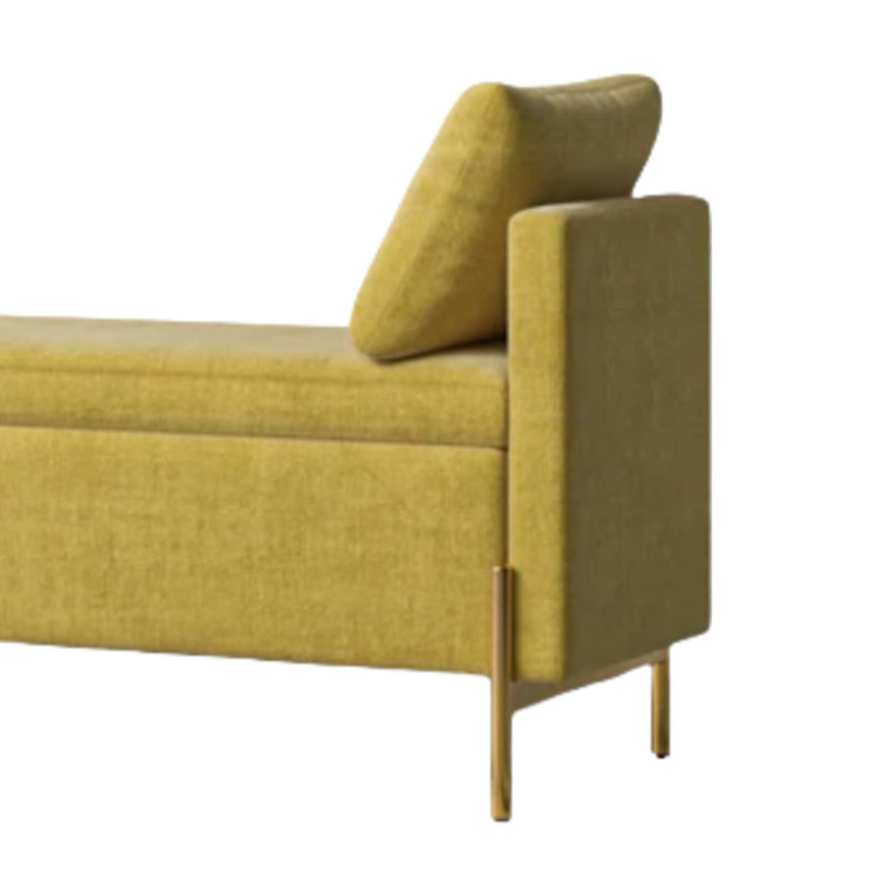 Banc simple en acier inoxydable, H 28,35 po x l 59,06 po x P 17,72 po, Vert