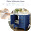 Meuble-lavabo simple avec plateau en céramique Shalimar, armoire de rangement moderne avec porte à fermeture douce et structure en bois massif, style autoportant-734106711-680586525