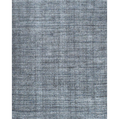 Tapis décoratif bleu tissé à plat à la main à motif géométrique feldspath
