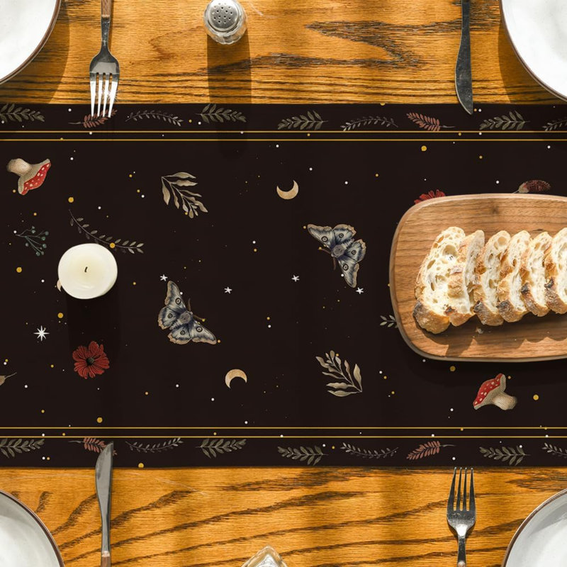 Chemin de table Poppy Moth, L 120 po