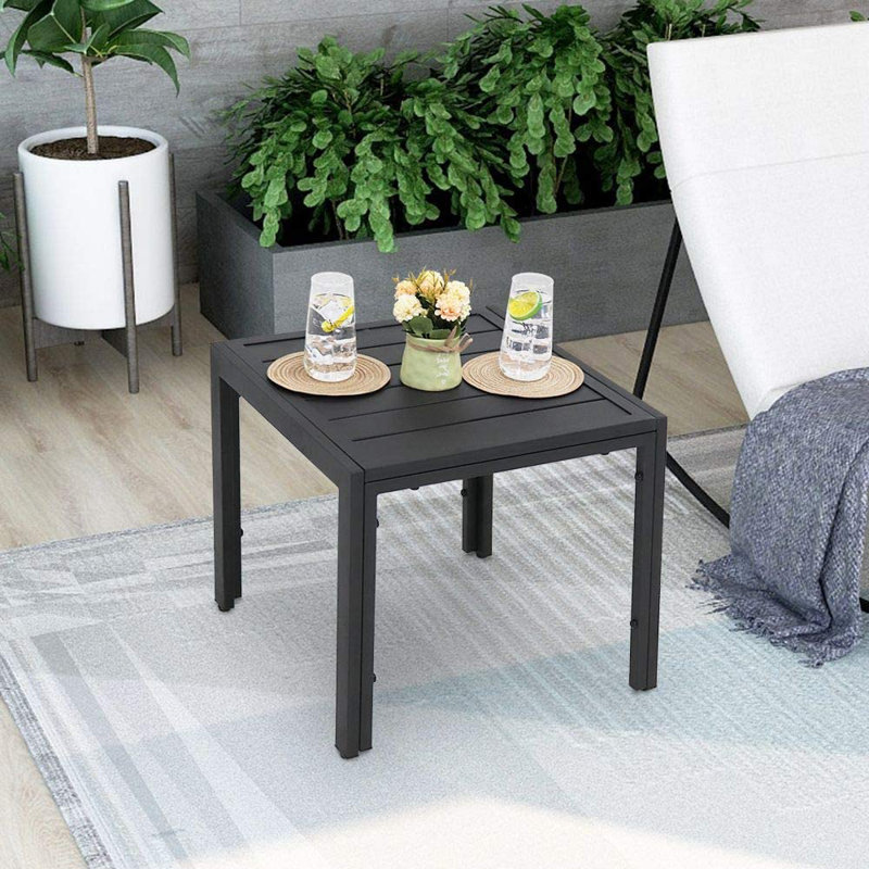 Table d'appoint en acier