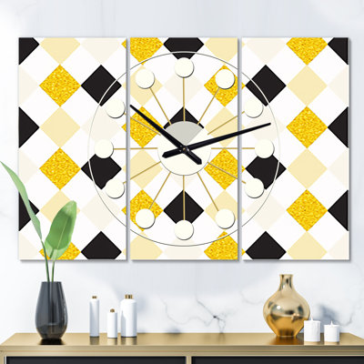 Horloge murale surdimensionnée chic ii Mid-Century