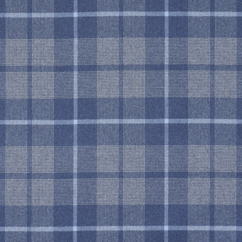 Montana Wool Plaid Fabric, Slate