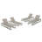 Roberson Outdoor Metal Chaise Lounge Set