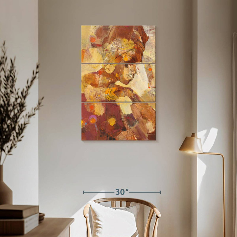 Leisha célèbre la beauté I, H 57 po x l 36 po