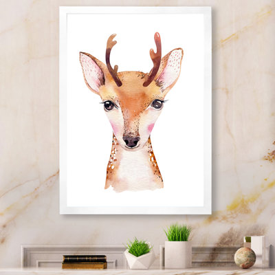 Mignon portrait d'antilope II - peinture