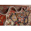 Tapis oriental ivoire en laine Medallion