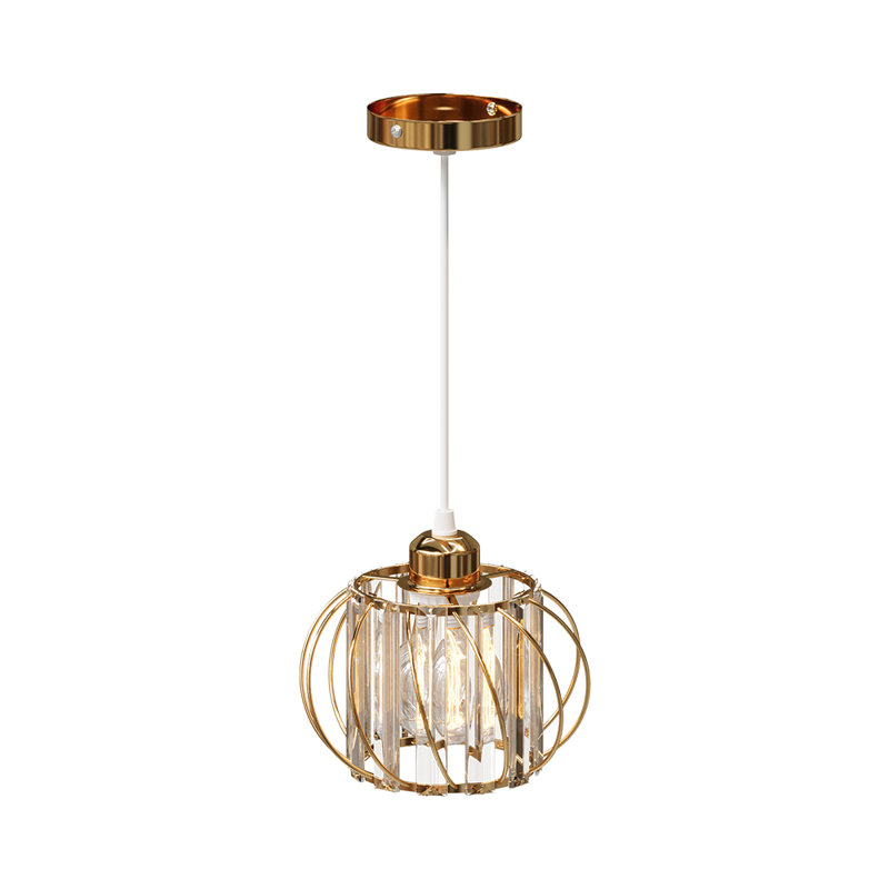 1 - Light Gold Dome Pendant