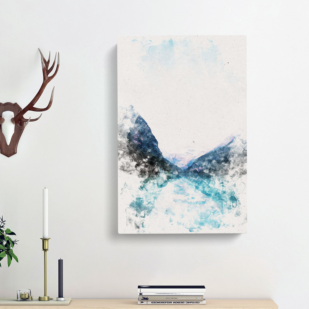 Lake Louise In Canada Abstract - Wrapped Canvas