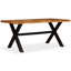 Monte Vista Acacia and Mango Rectangular Wood Top Dining Table-92929644
