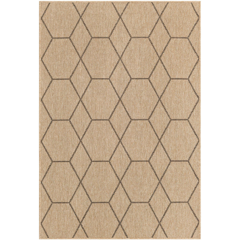 Sheglita Abstract Indoor Rug, Rectangle 4'3" x 6'1"