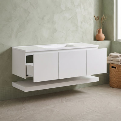 Meuble-lavabo avec lavabo et 3 tiroirs