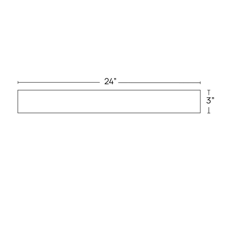 Stoneside 3x24 Porcelain Matte Bullnose, Charcoal Gray