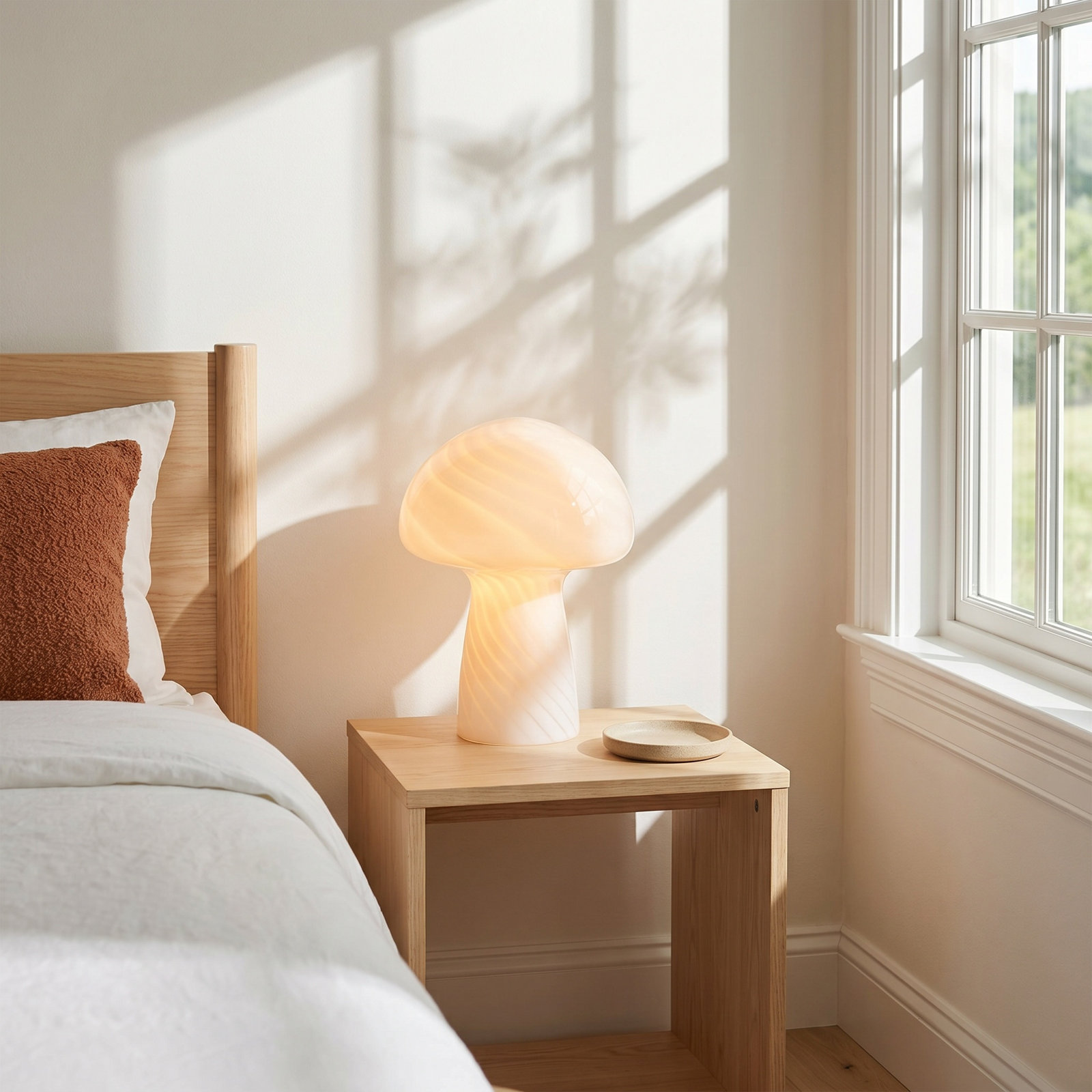 Brightech Frosted Glass Desk Lamp