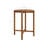 Akeya Round 35 Inch Outdoor Teak Wood Round Bar Table In Natural-125185443