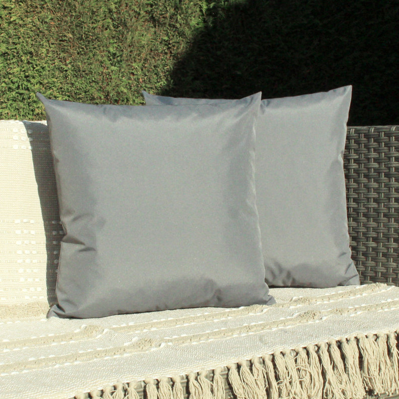 Indoor / Outdoor Square Cushion, Grey