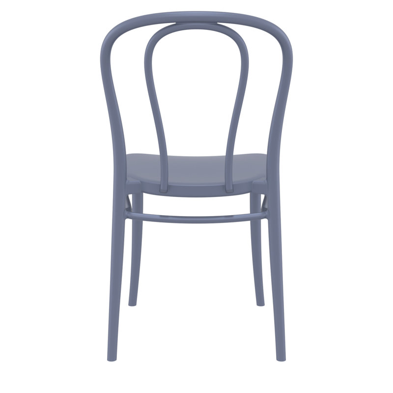 Chaise d'appoint de salle à manger Farrah, Gris foncé