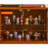 French Vintage Solid Wood Bookcase Organizer Storage Cabinet