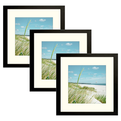 Cadre photo noir en MDF 12 po x 12 po