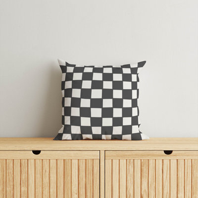 Checkered Throw Pillow