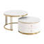 Table basse gigogne 2 tiroirs Elegant Grace